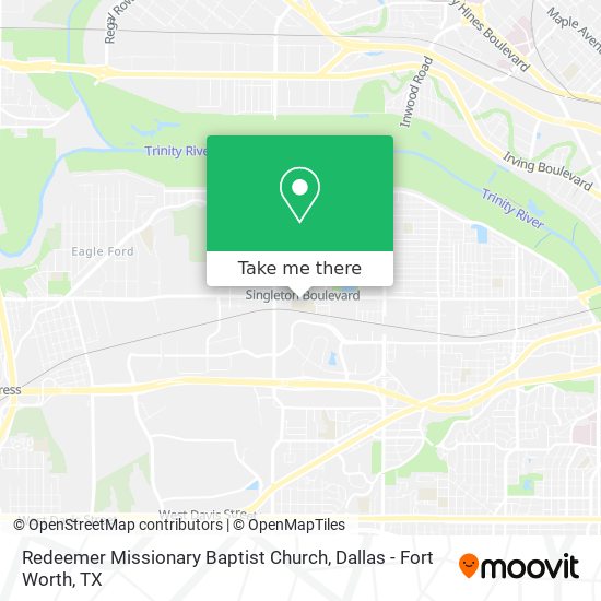 Redeemer Missionary Baptist Church map