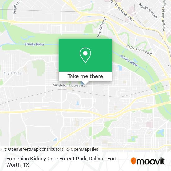 Mapa de Fresenius Kidney Care Forest Park