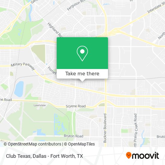 Mapa de Club Texas