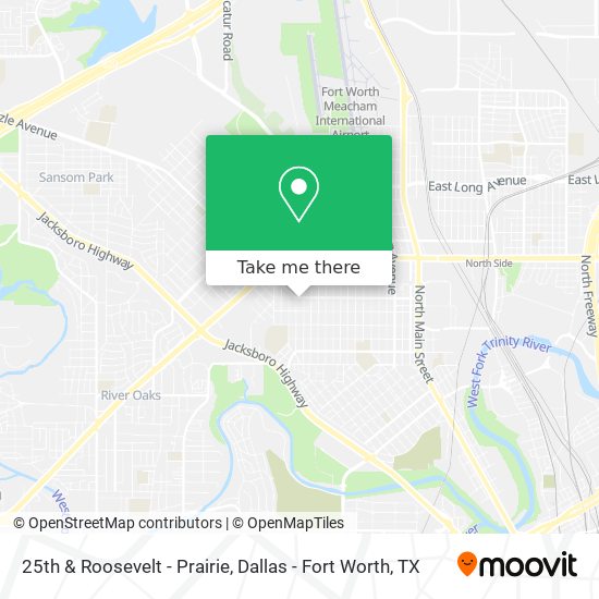 25th & Roosevelt - Prairie map