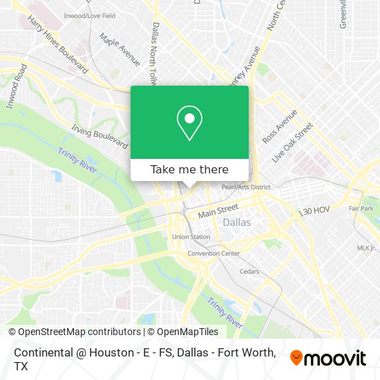 Continental @ Houston - E - FS map