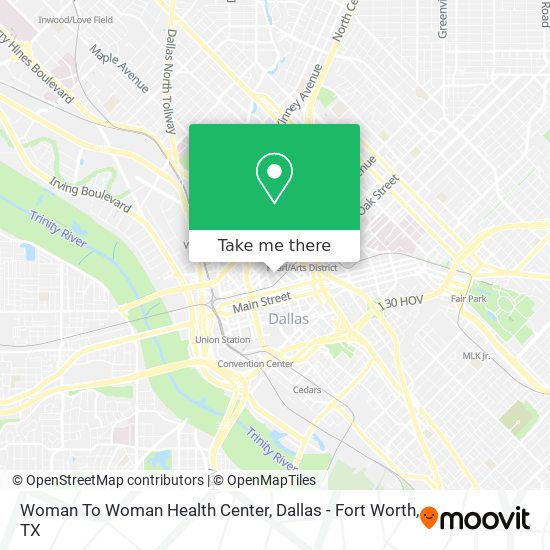 Woman To Woman Health Center map