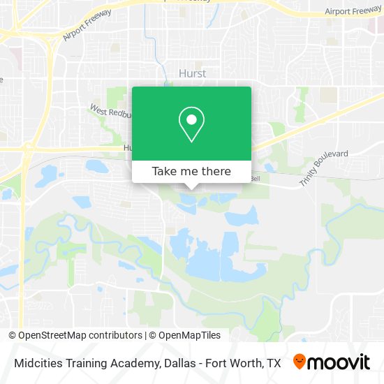 Midcities Training Academy map