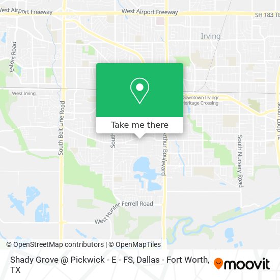 Shady Grove @ Pickwick - E - FS map