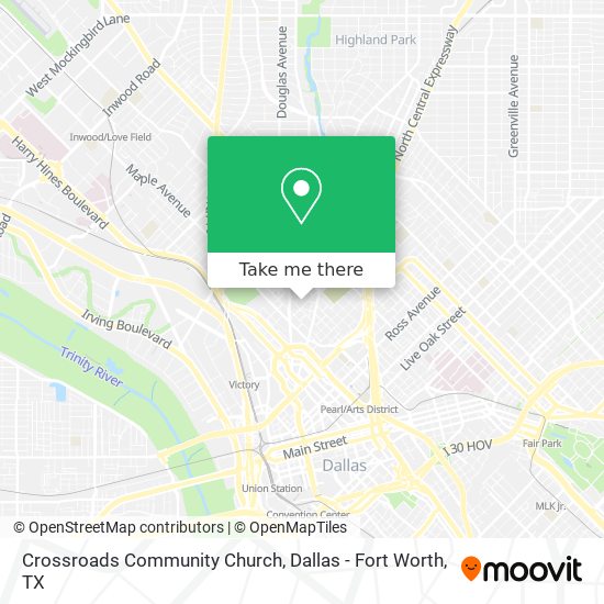 Crossroads Community Church map