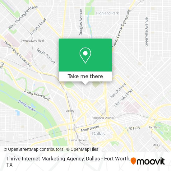 Thrive Internet Marketing Agency map