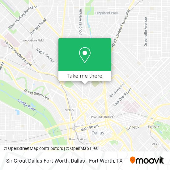 Sir Grout Dallas Fort Worth map