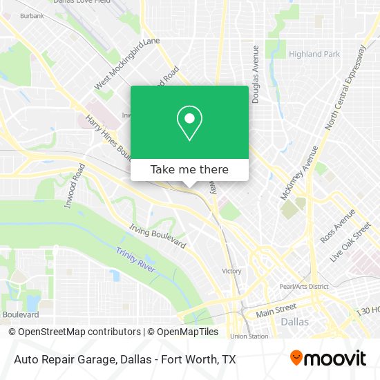 Mapa de Auto Repair Garage