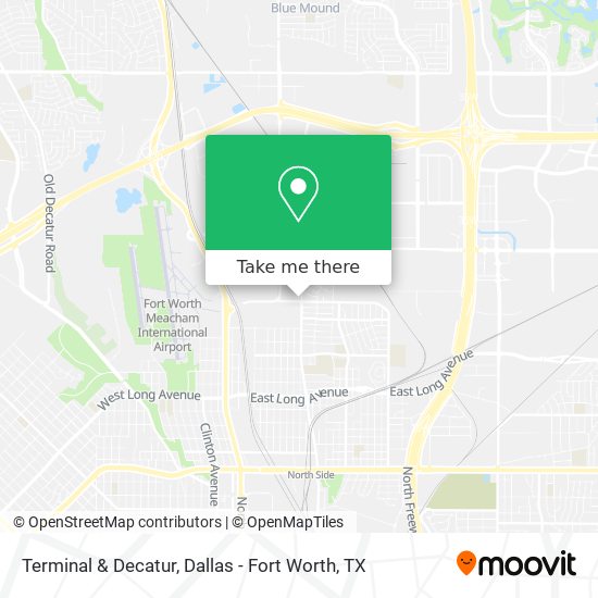 Terminal & Decatur map