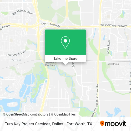 Turn Key Project Services map