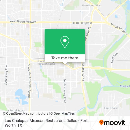 Las Chalupas Mexican Restaurant map