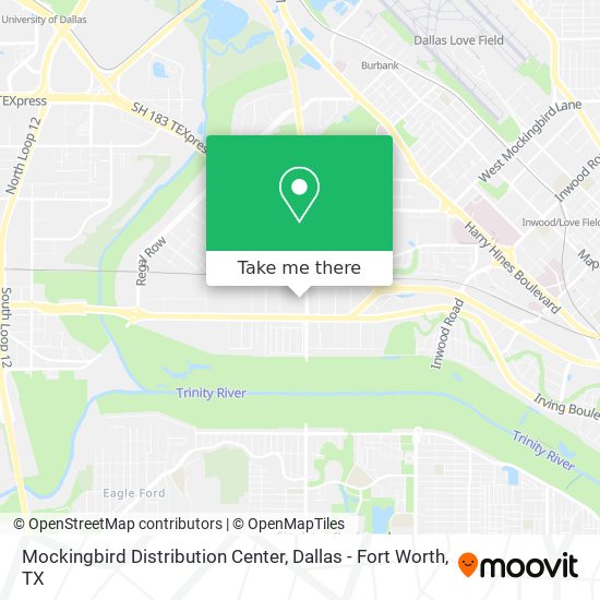 Mockingbird Distribution Center map