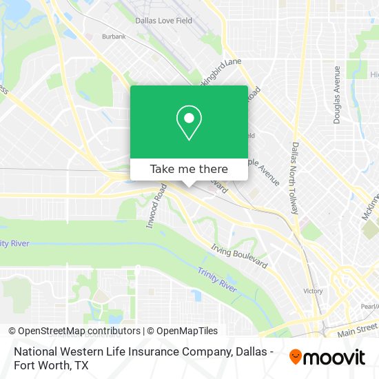 National Western Life Insurance Company map