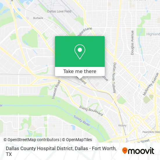 Mapa de Dallas County Hospital District