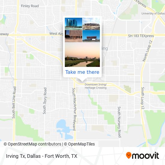 Irving Tx map