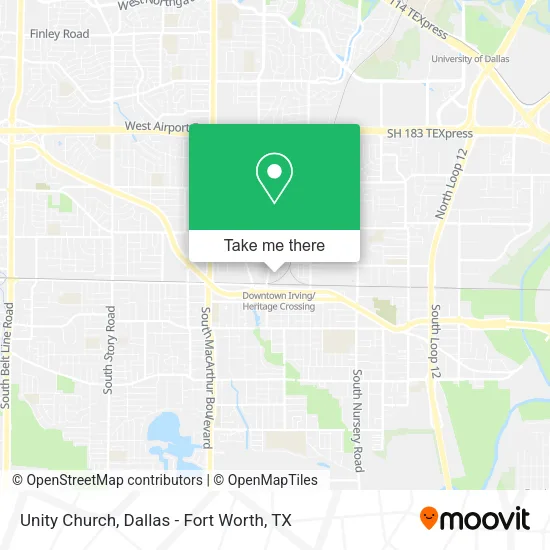 Unity Church map
