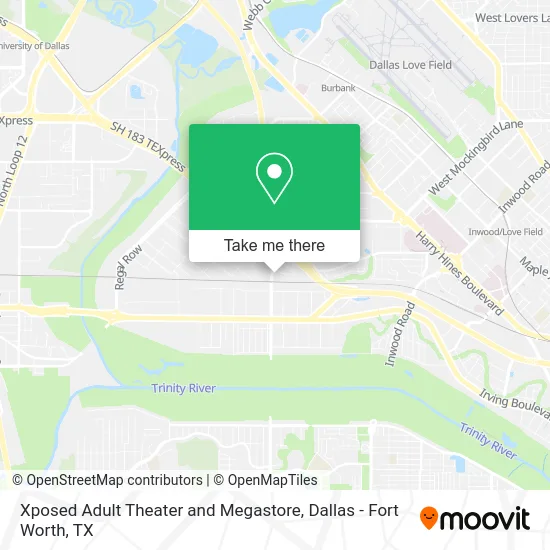 Xposed Adult Theater and Megastore map