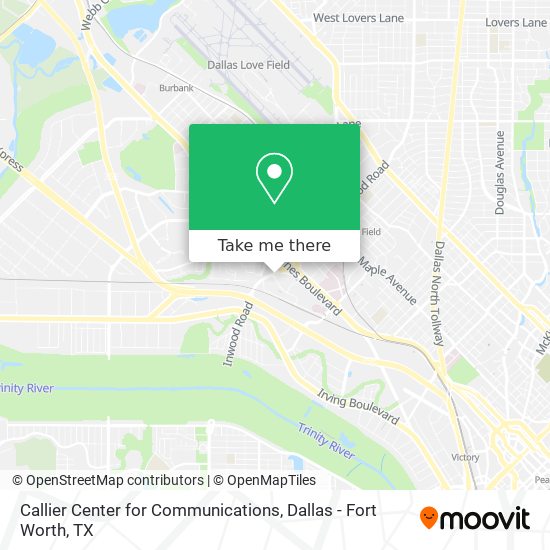Callier Center for Communications map