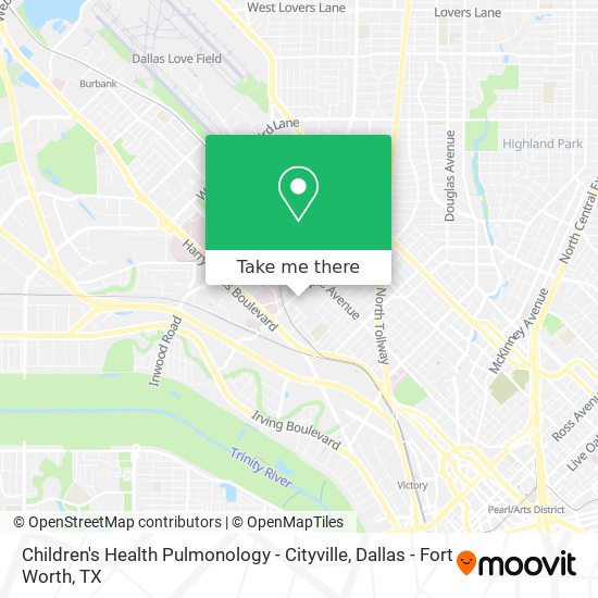 Children's Health Pulmonology - Cityville map