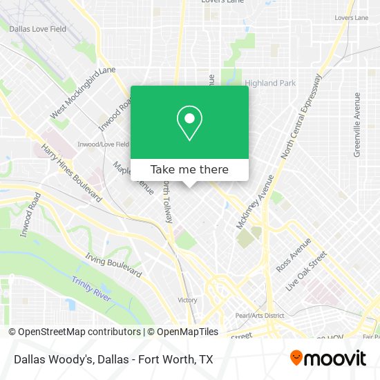 Dallas Woody's map