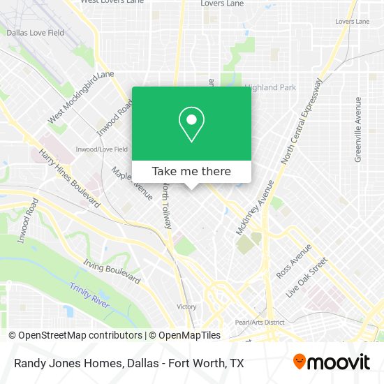 Randy Jones Homes map