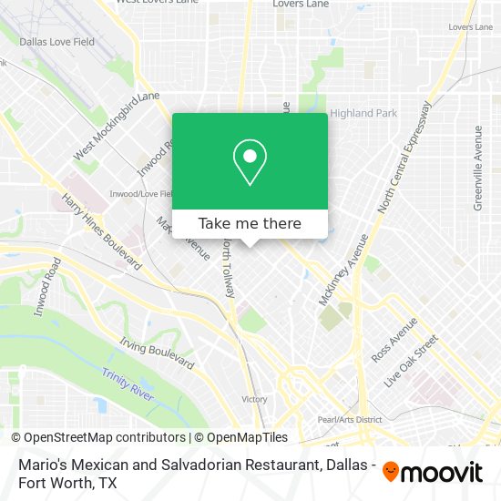 Mapa de Mario's Mexican and Salvadorian Restaurant