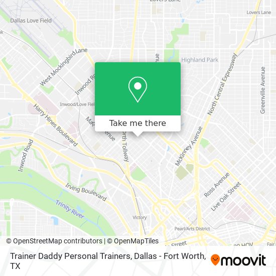 Trainer Daddy Personal Trainers map