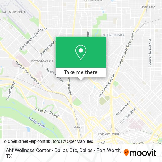 Ahf Wellness Center - Dallas Otc map