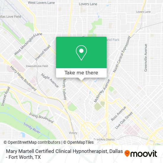 Mapa de Mary Martell Certified Clinical Hypnotherapist