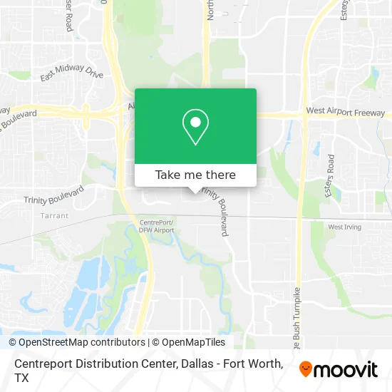 Centreport Distribution Center map