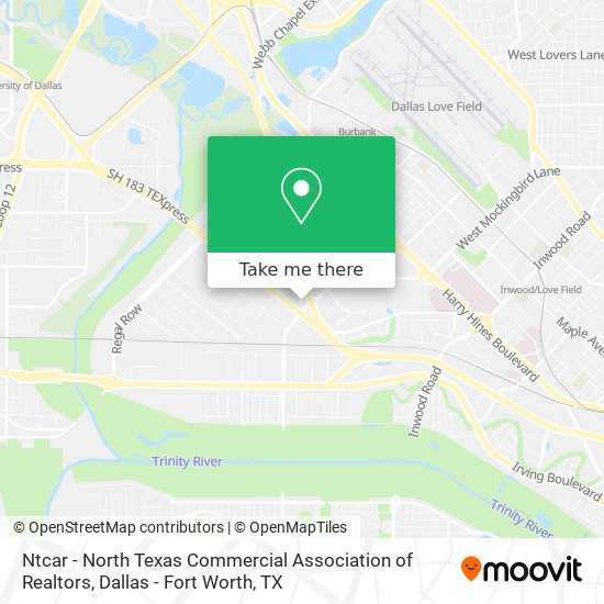 Ntcar - North Texas Commercial Association of Realtors map