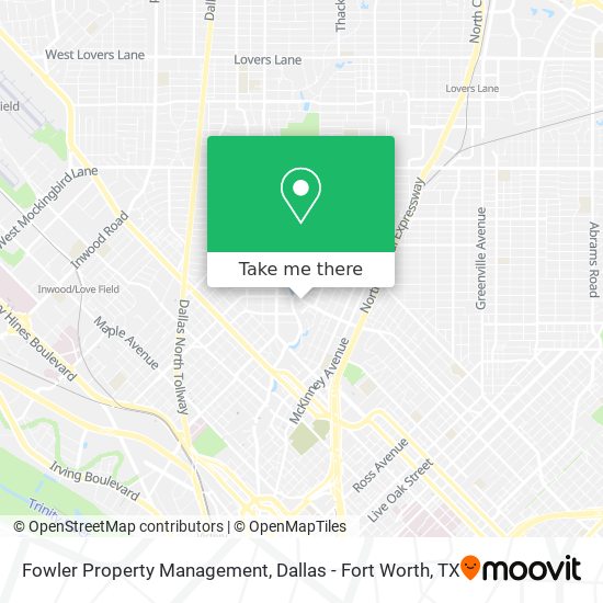 Fowler Property Management map