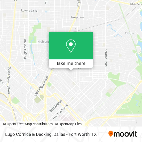 Lugo Cornice & Decking map
