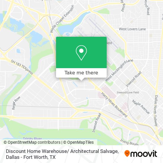 Mapa de Discount Home Warehouse/ Architectural Salvage