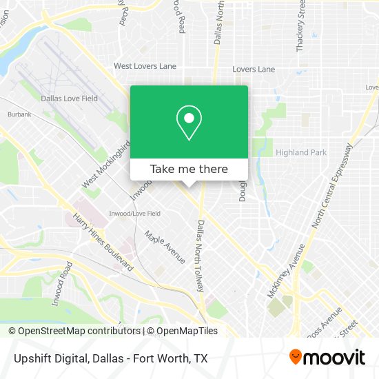 Upshift Digital map