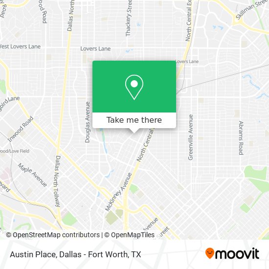 Austin Place map