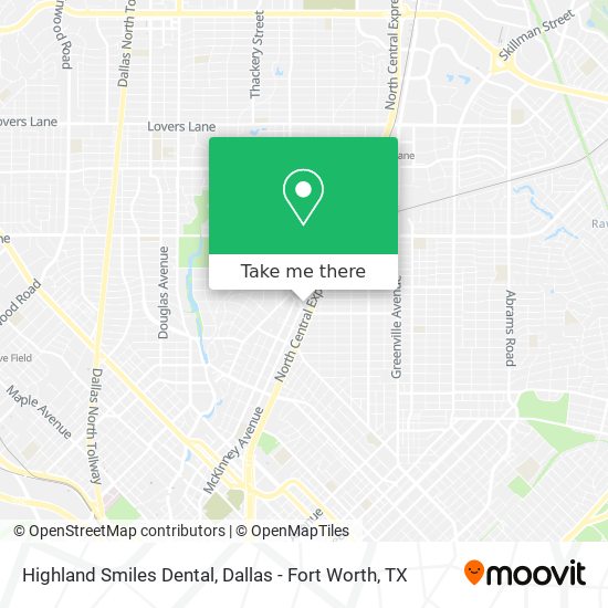 Highland Smiles Dental map