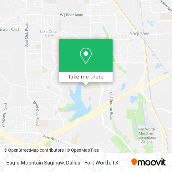 Mapa de Eagle Mountain Saginaw