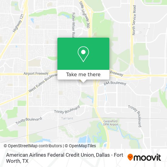 American Airlines Federal Credit Union map
