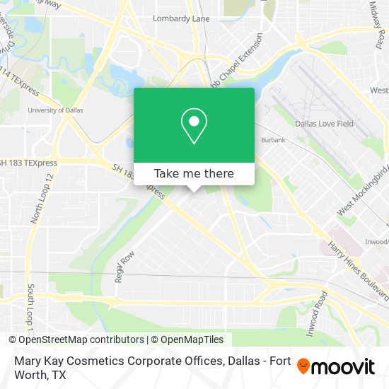 Mapa de Mary Kay Cosmetics Corporate Offices