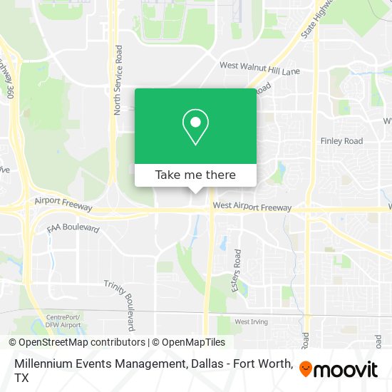 Millennium Events Management map