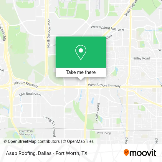 Asap Roofing map