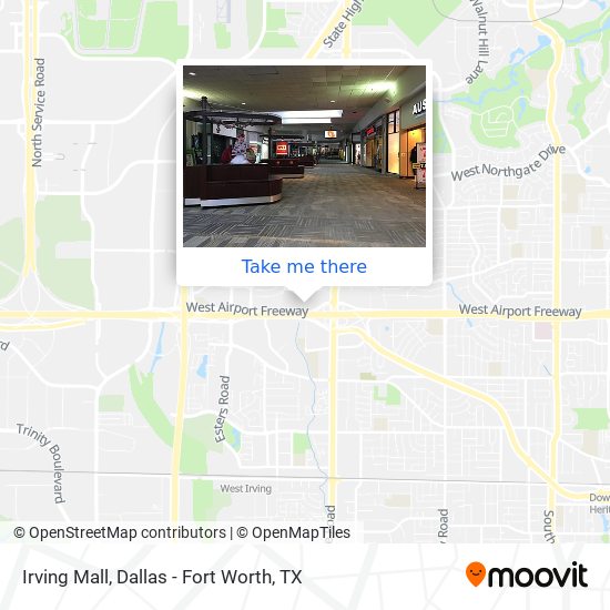 Mapa de Irving Mall
