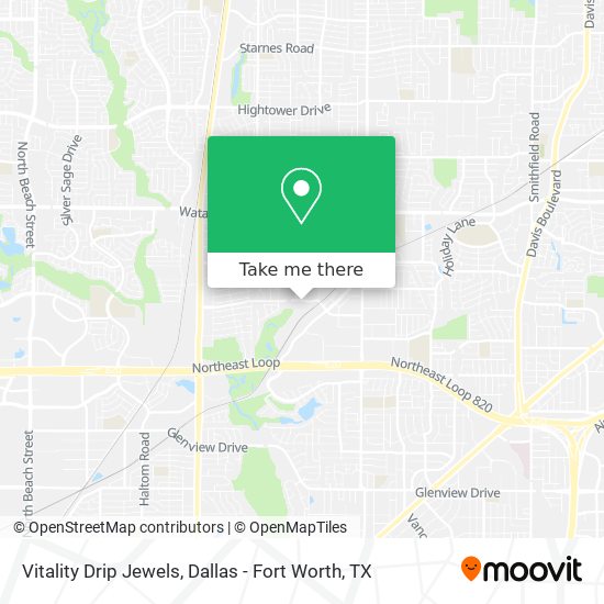 Vitality Drip Jewels map