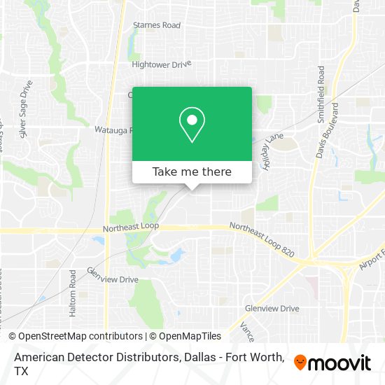 American Detector Distributors map