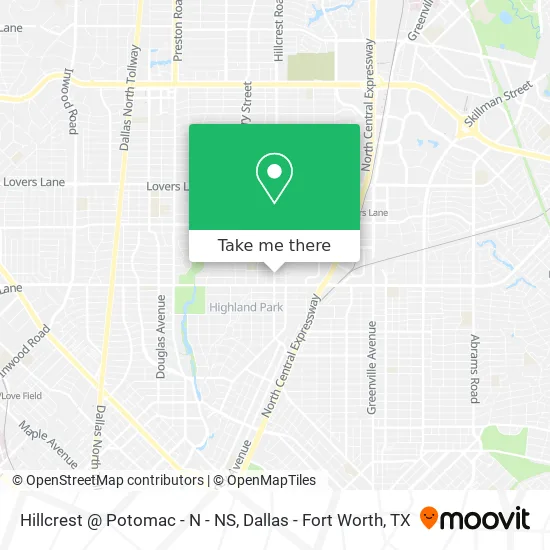 Hillcrest @ Potomac - N - NS map