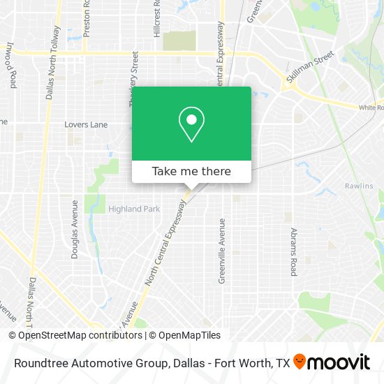 Roundtree Automotive Group map