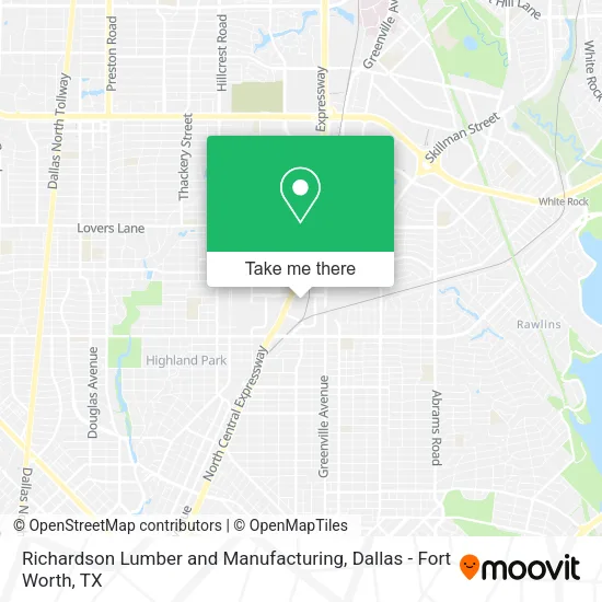 Richardson Lumber and Manufacturing map
