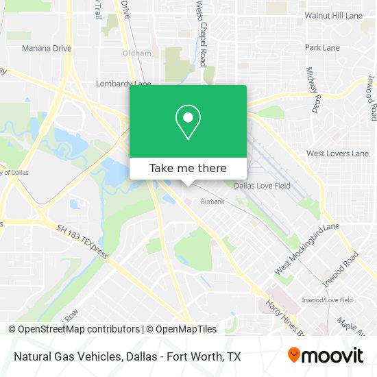 Natural Gas Vehicles map