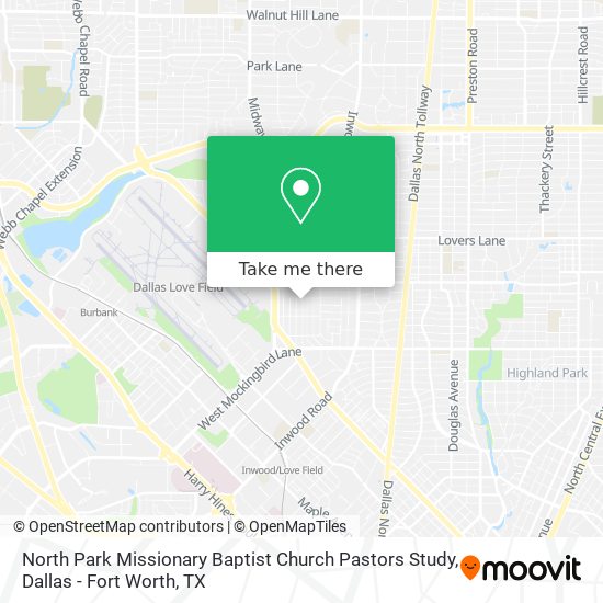 North Park Missionary Baptist Church Pastors Study map